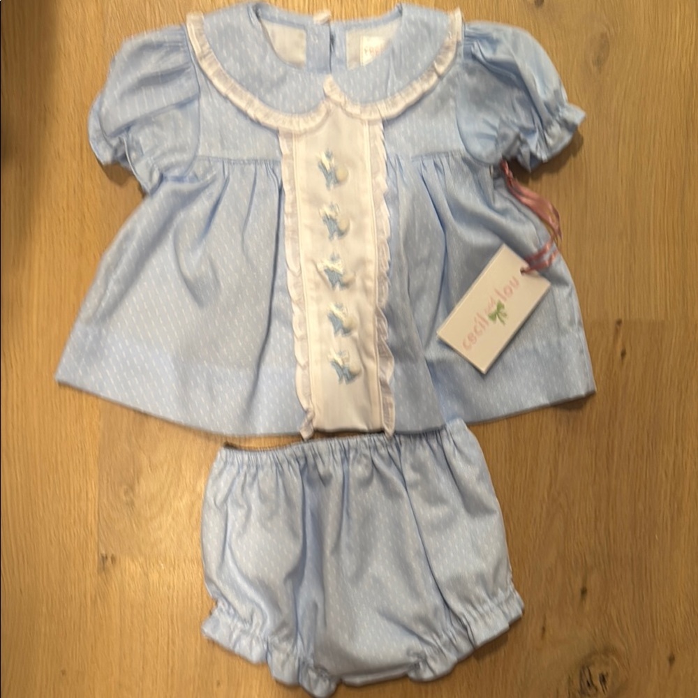 Blue Kids Matching  Easter Set